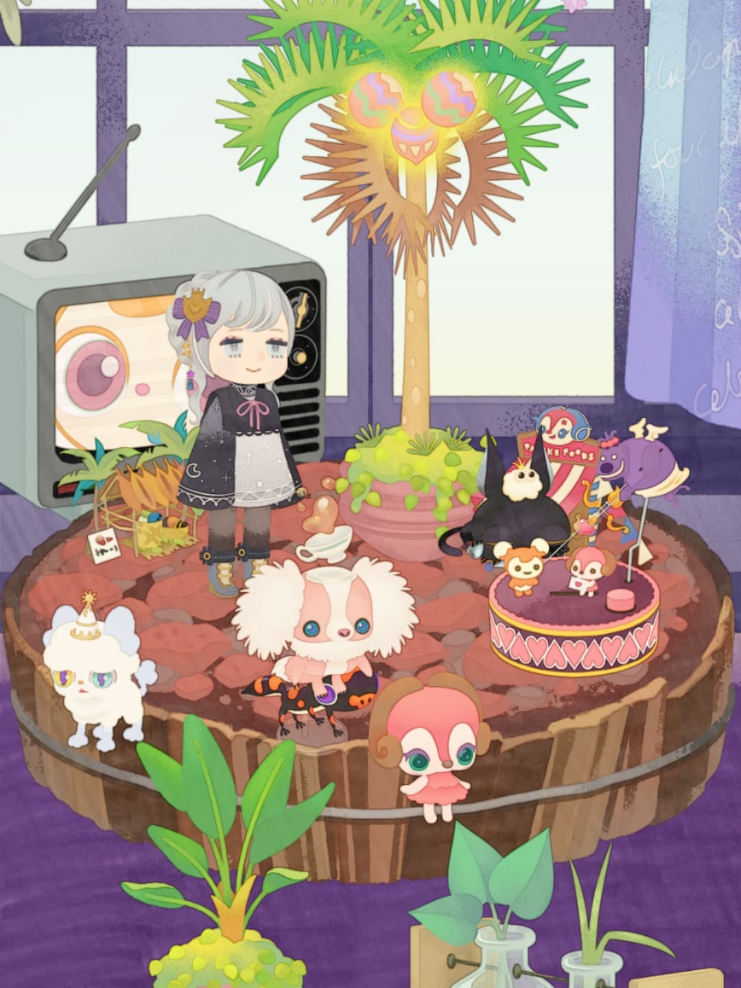 台座とグラウンドだけだけど