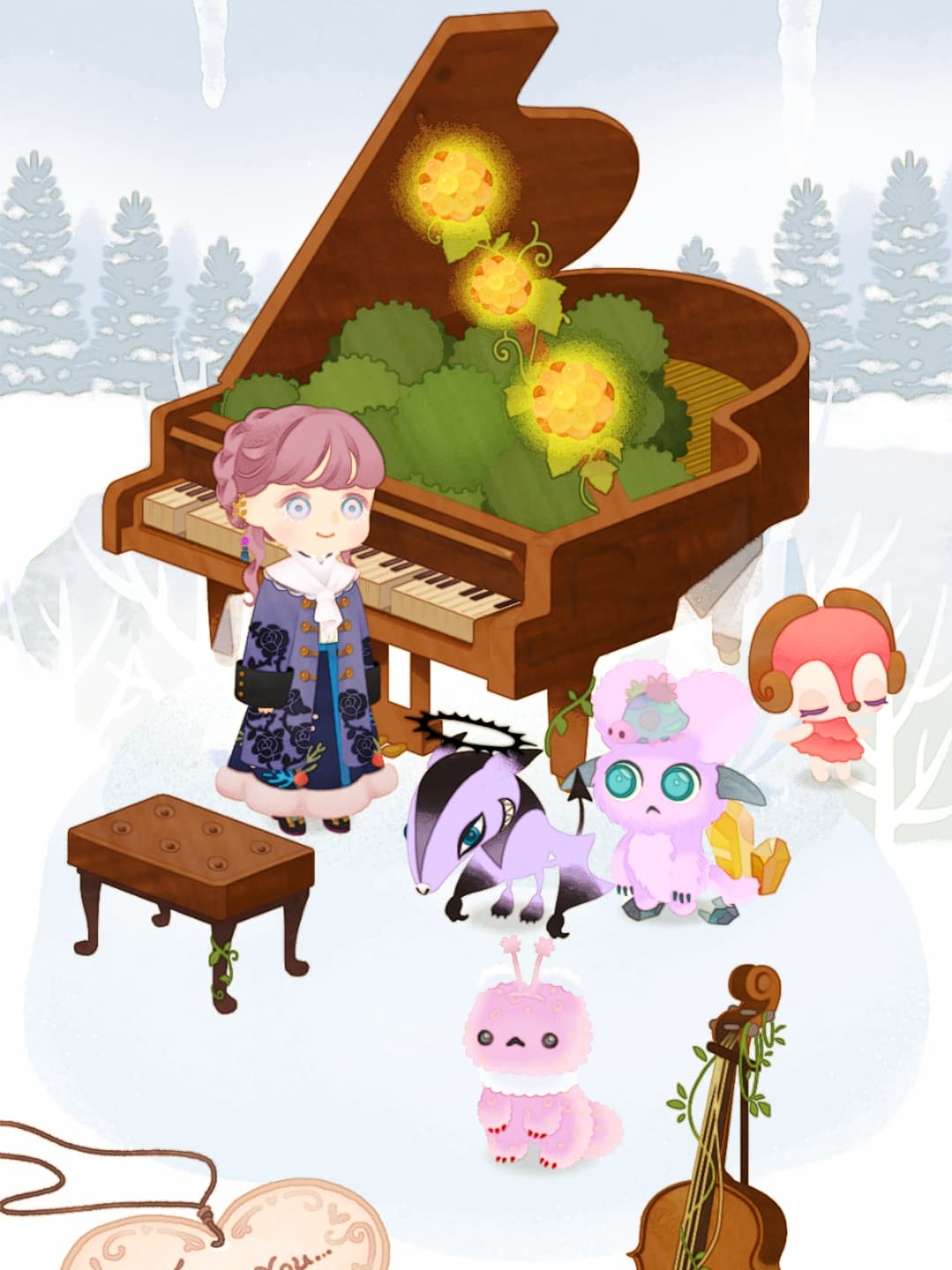 実際には寒くて演奏できなさそう