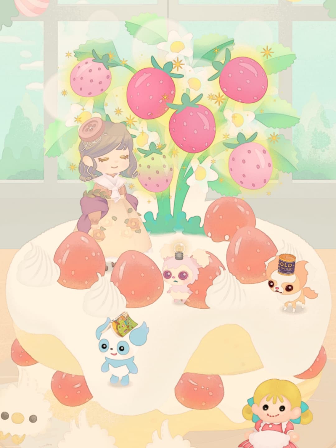 本当はチューリップリースの木のために作ったやつ