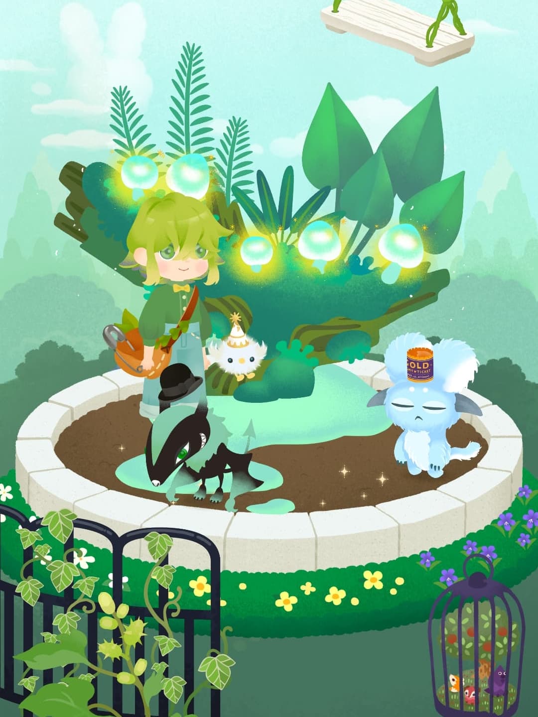 花があんまりないけど…