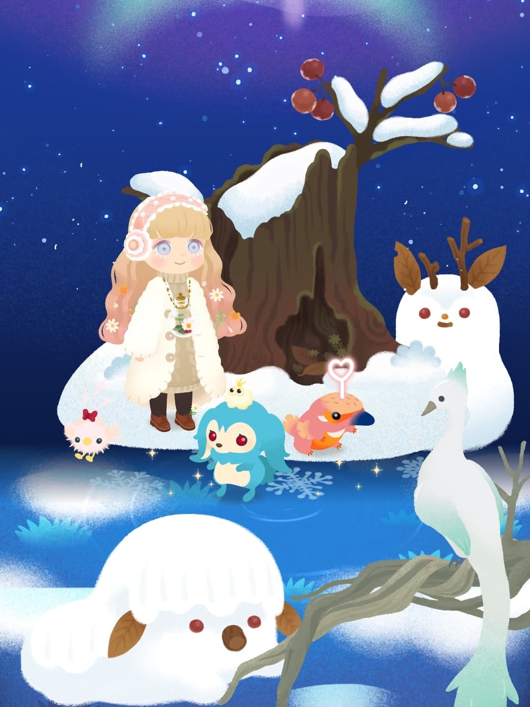 冬の夜のイメージ