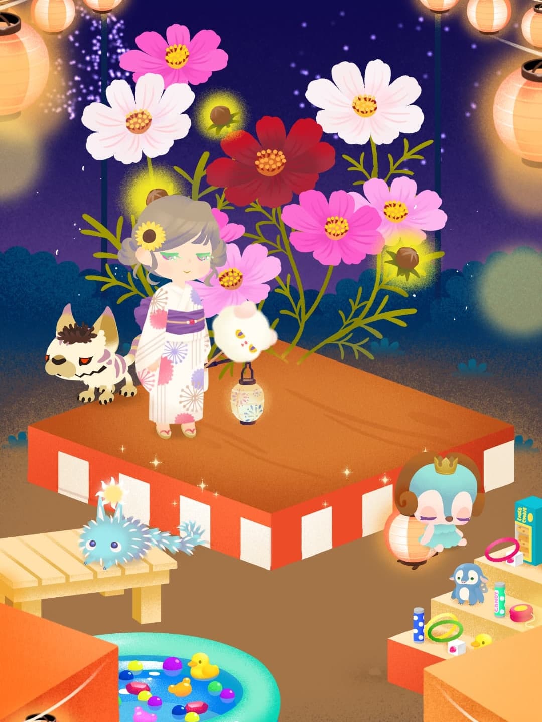 お祭りに屋台は欠かせない