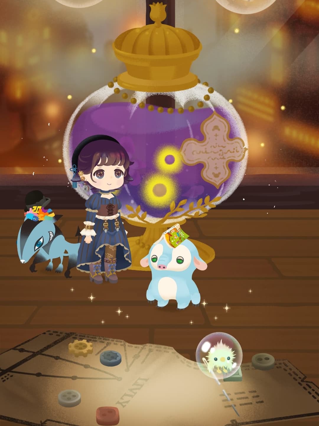 セピアな色合い