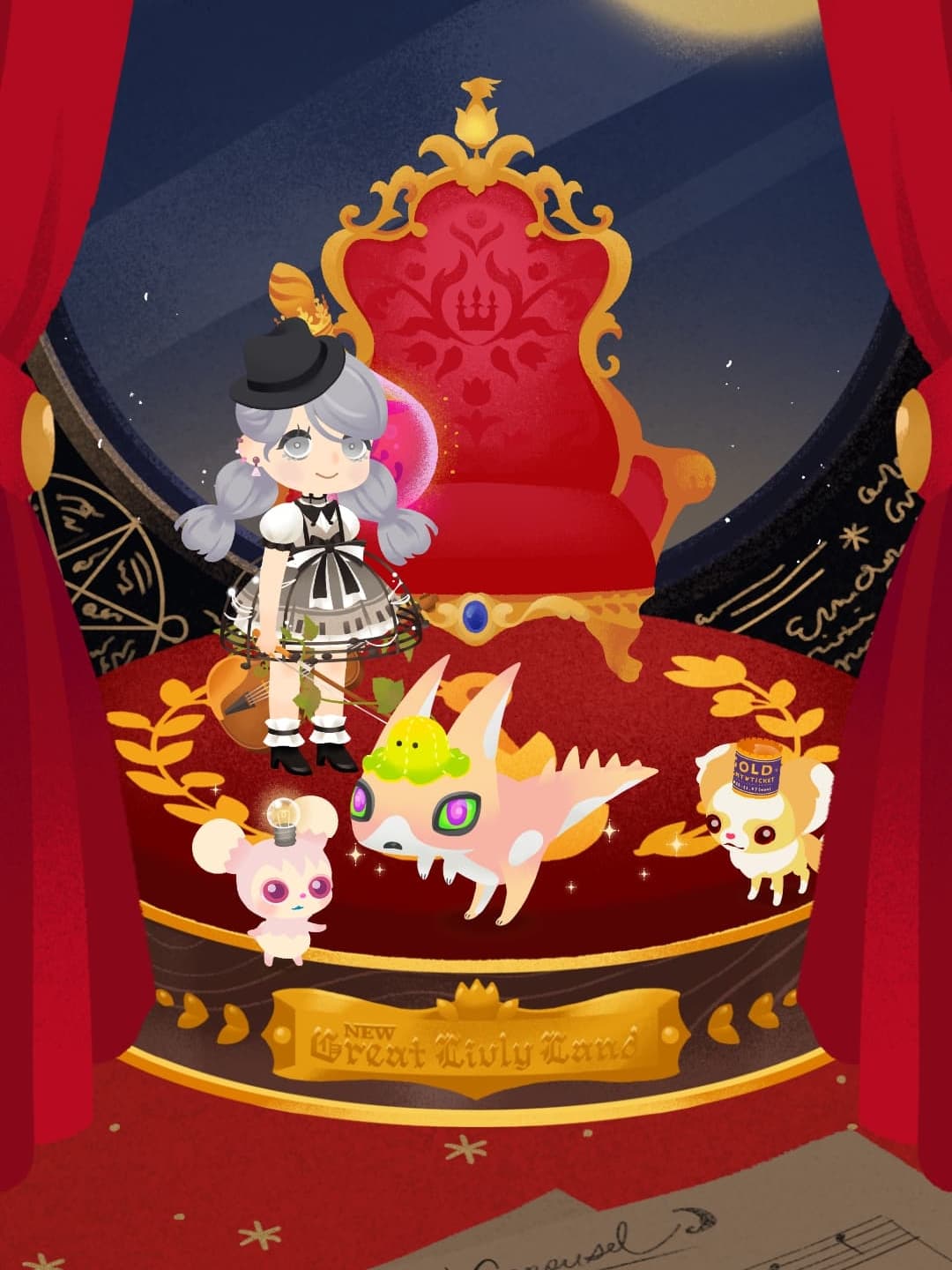 王座に似合うと思って