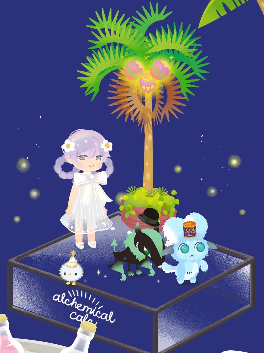 青が好きなので空間色は夜空の雫