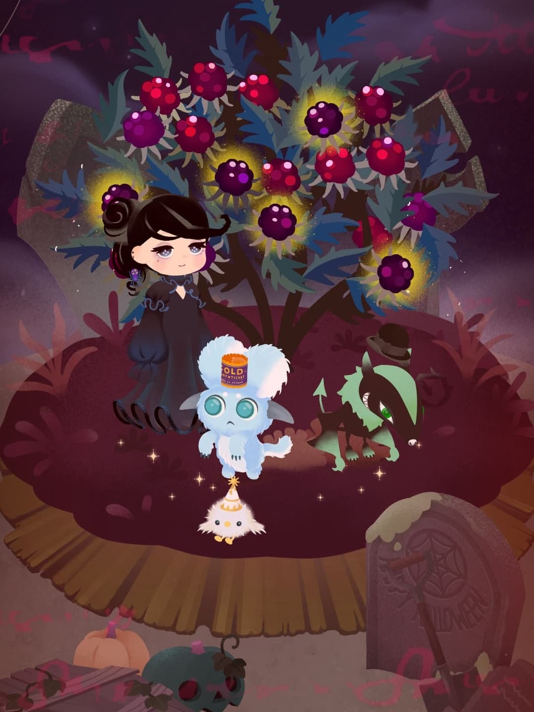 夜の墓地には行きたくない…