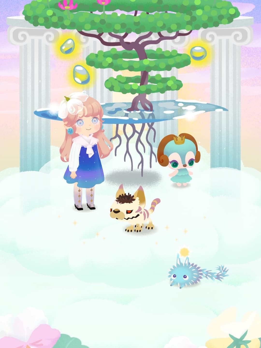 雲の上の宮殿みたいな