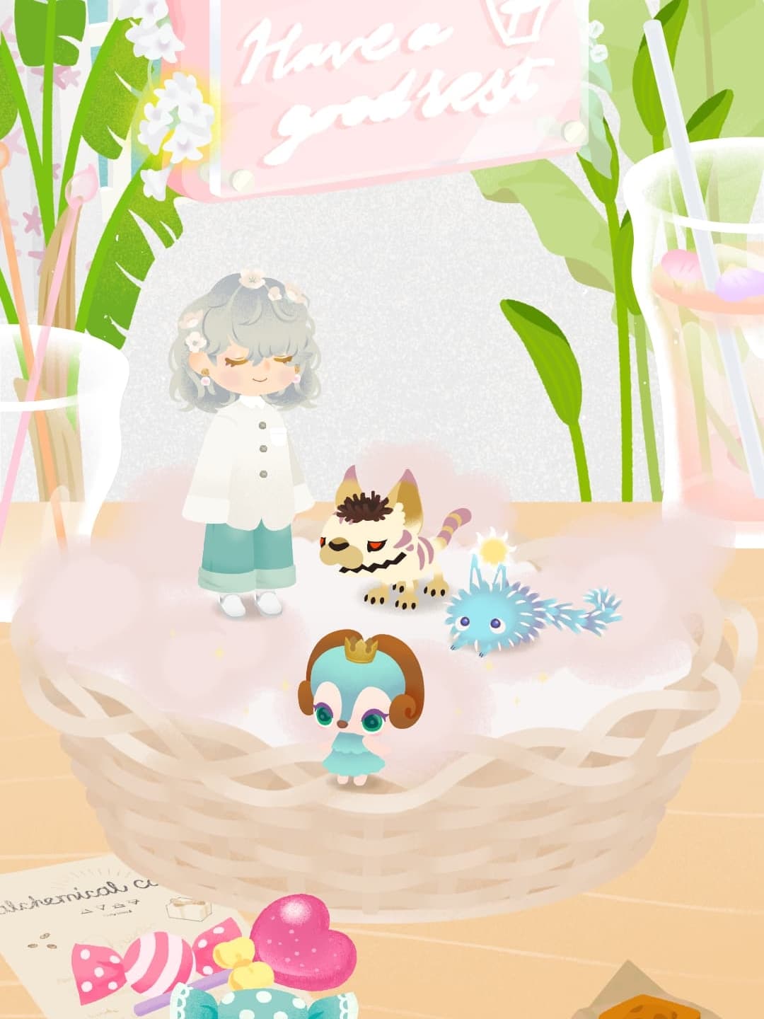 夏のカフェ的なやつ