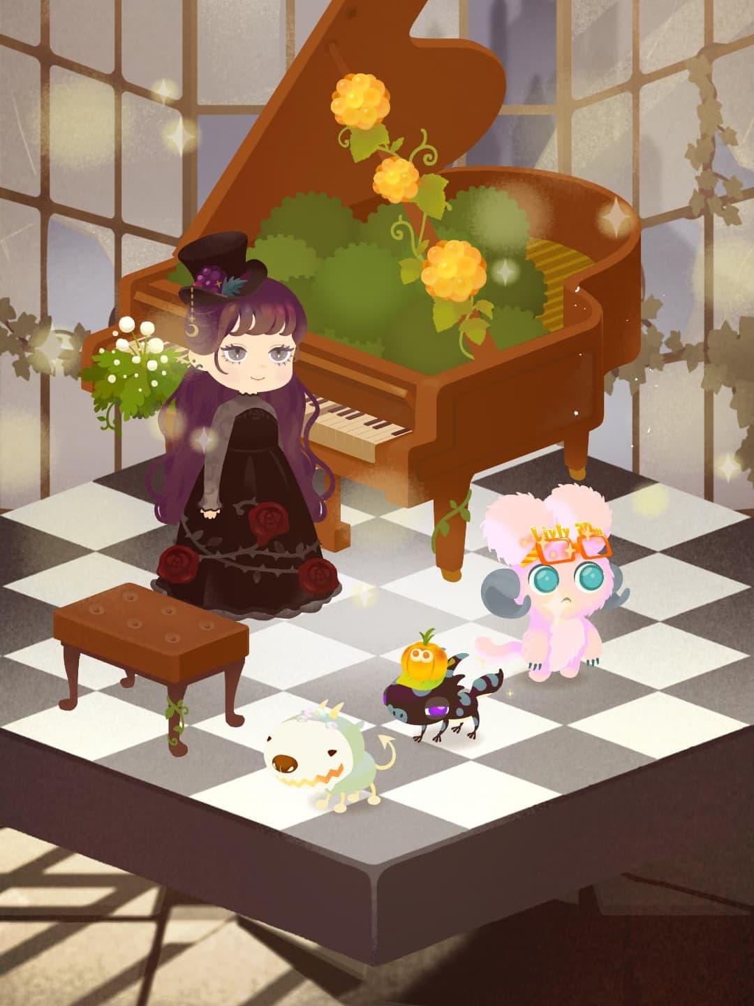 台座が浮きすぎかなぁ…