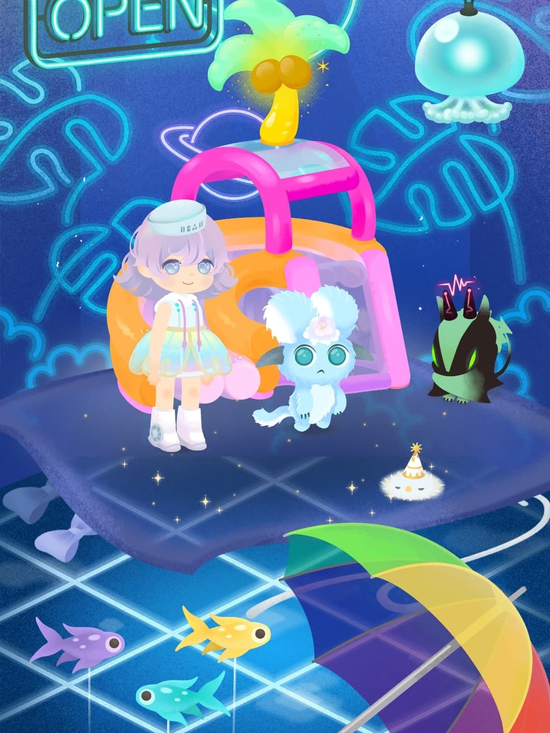 背景を青くすればいいってもんじゃない