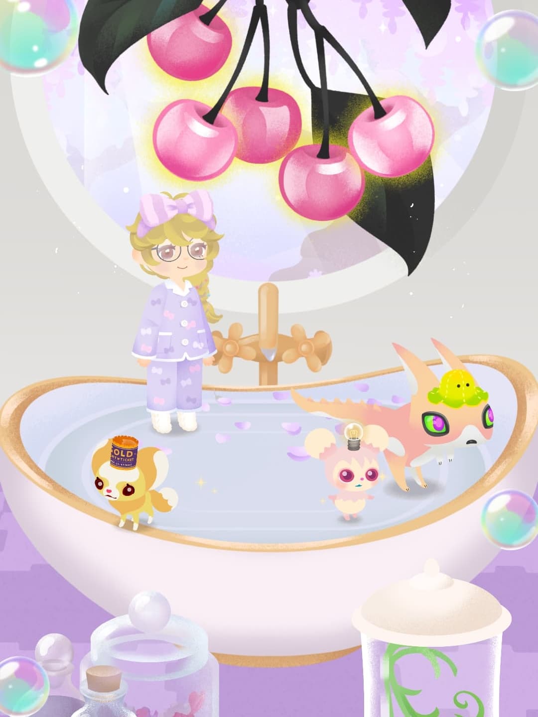 紫色の屋外背景がこれしか思い浮かばなかった