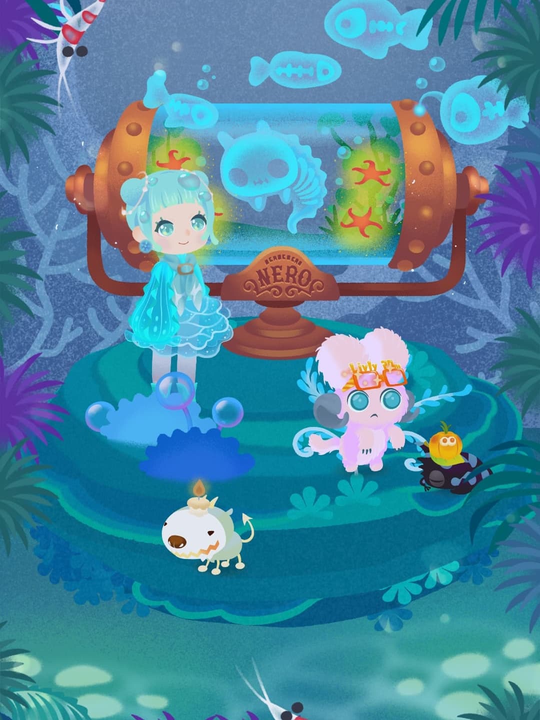 魚もクジラもいるよ