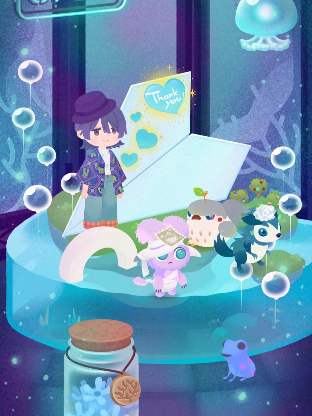 紙飛行機なのに水族館