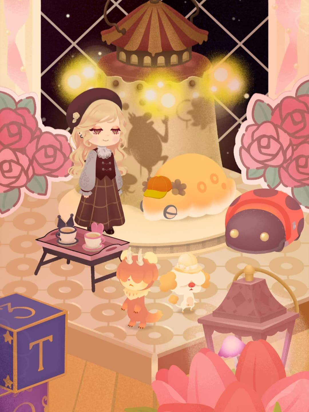 夜空が見える部屋