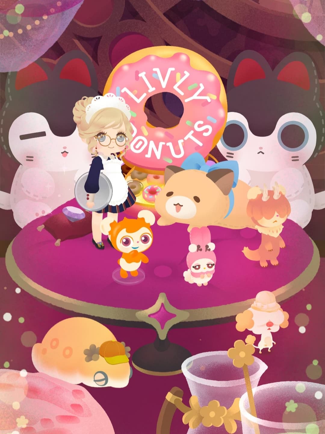 ドーナツショップらしさはあまりない…