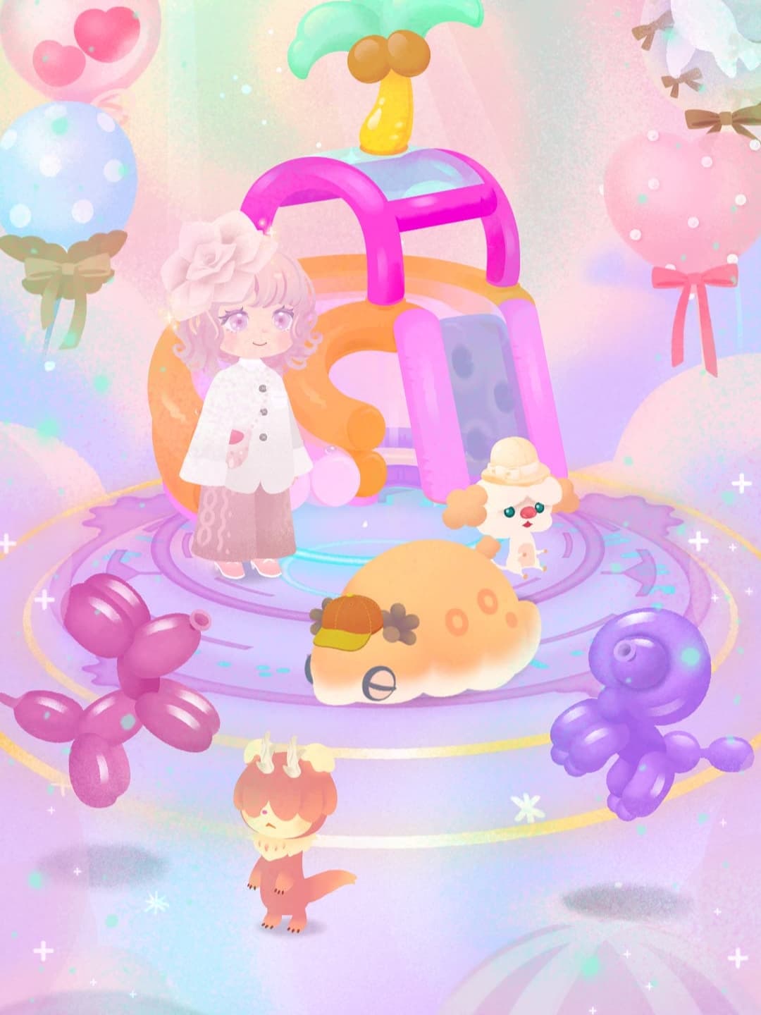 ふわふわ雲の上っぽい