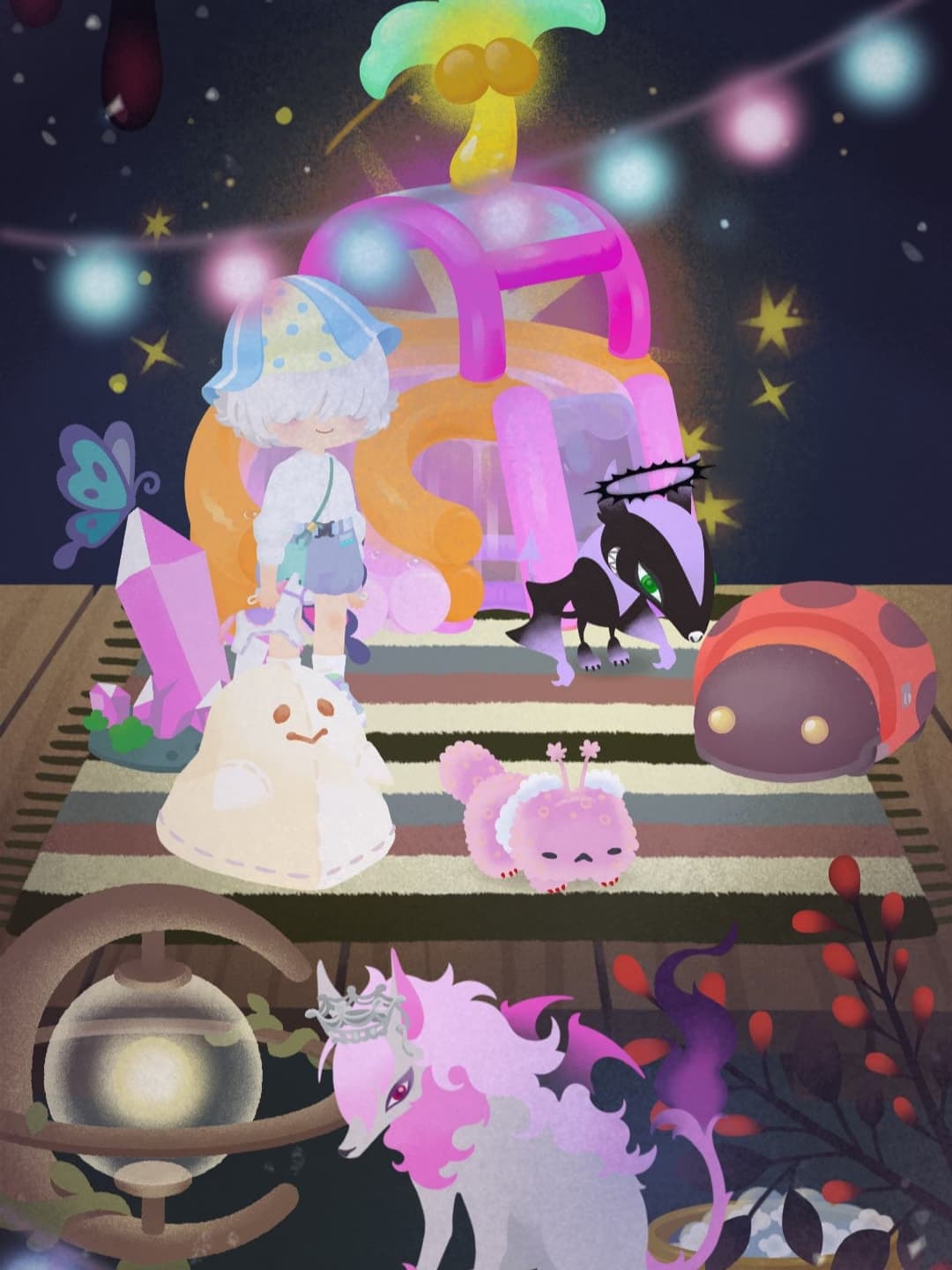 星空を眺める会…？