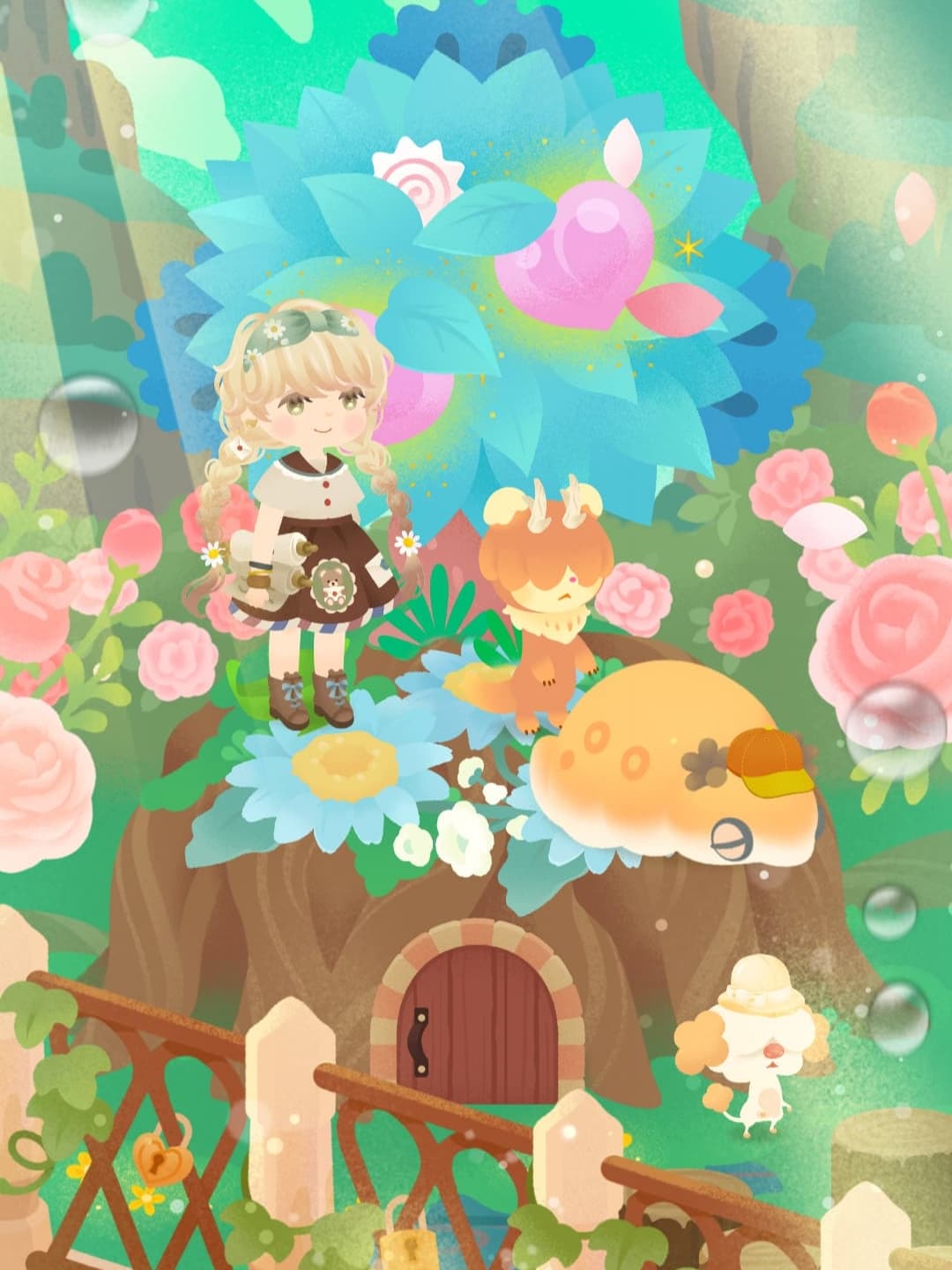 薔薇がいっぱい