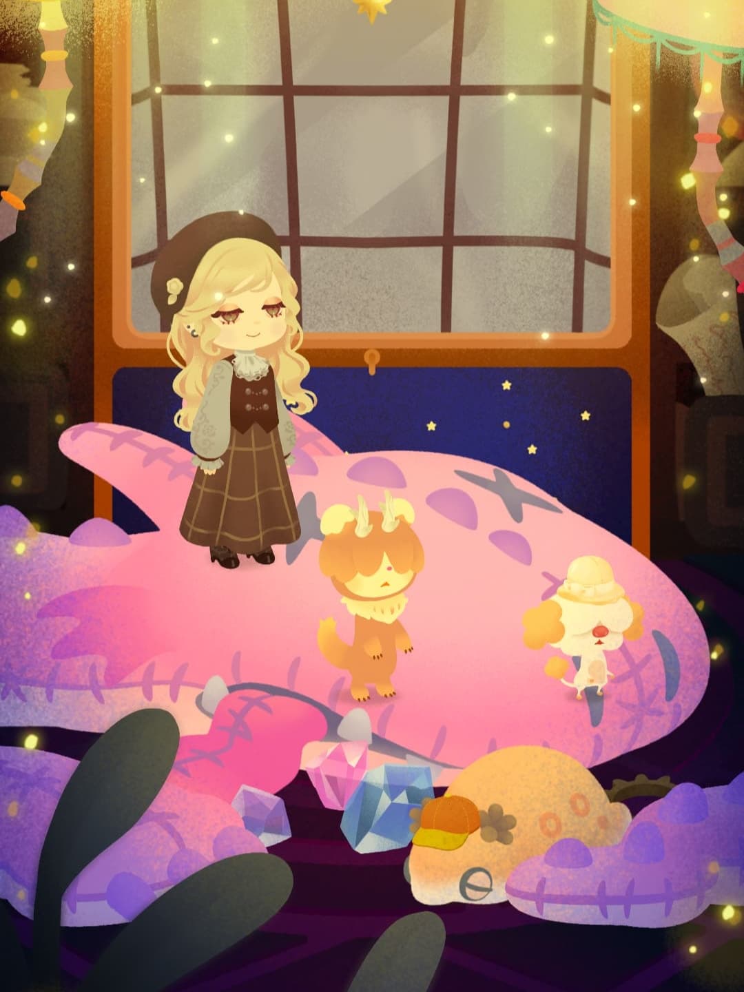 ぬいぐるみのある部屋