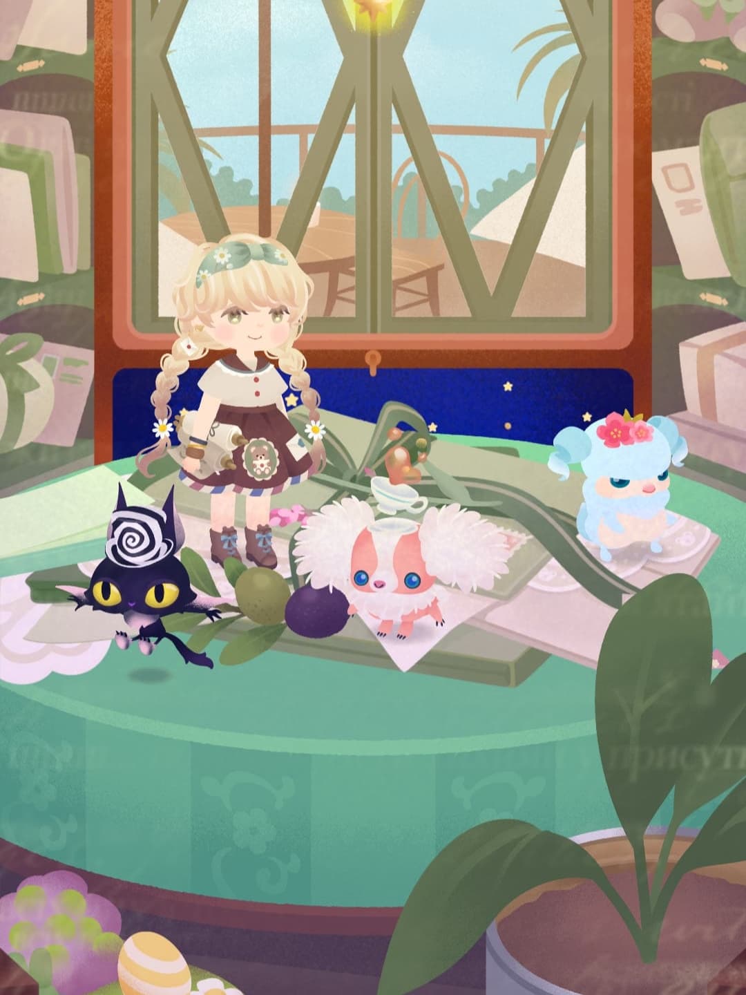 郵便物のある部屋