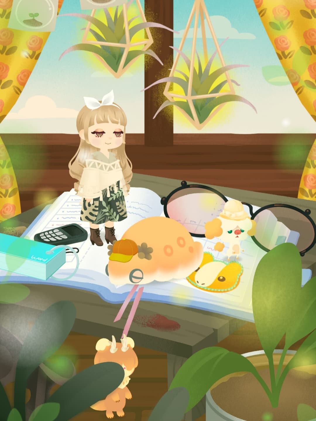 散らかったデスク