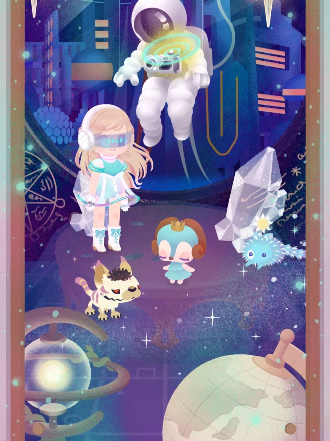 宇宙空間っぽい部屋