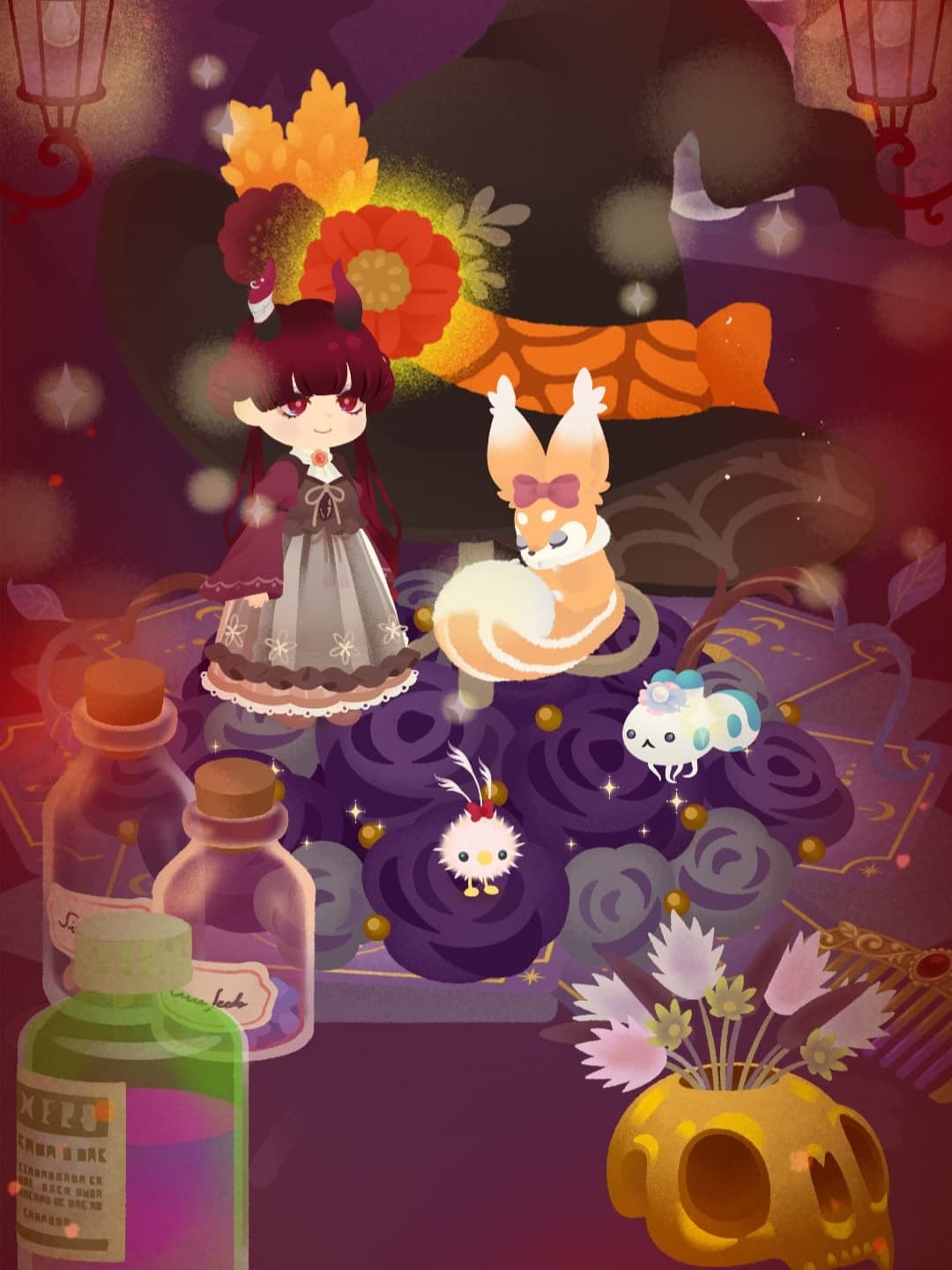 実験室のような部屋