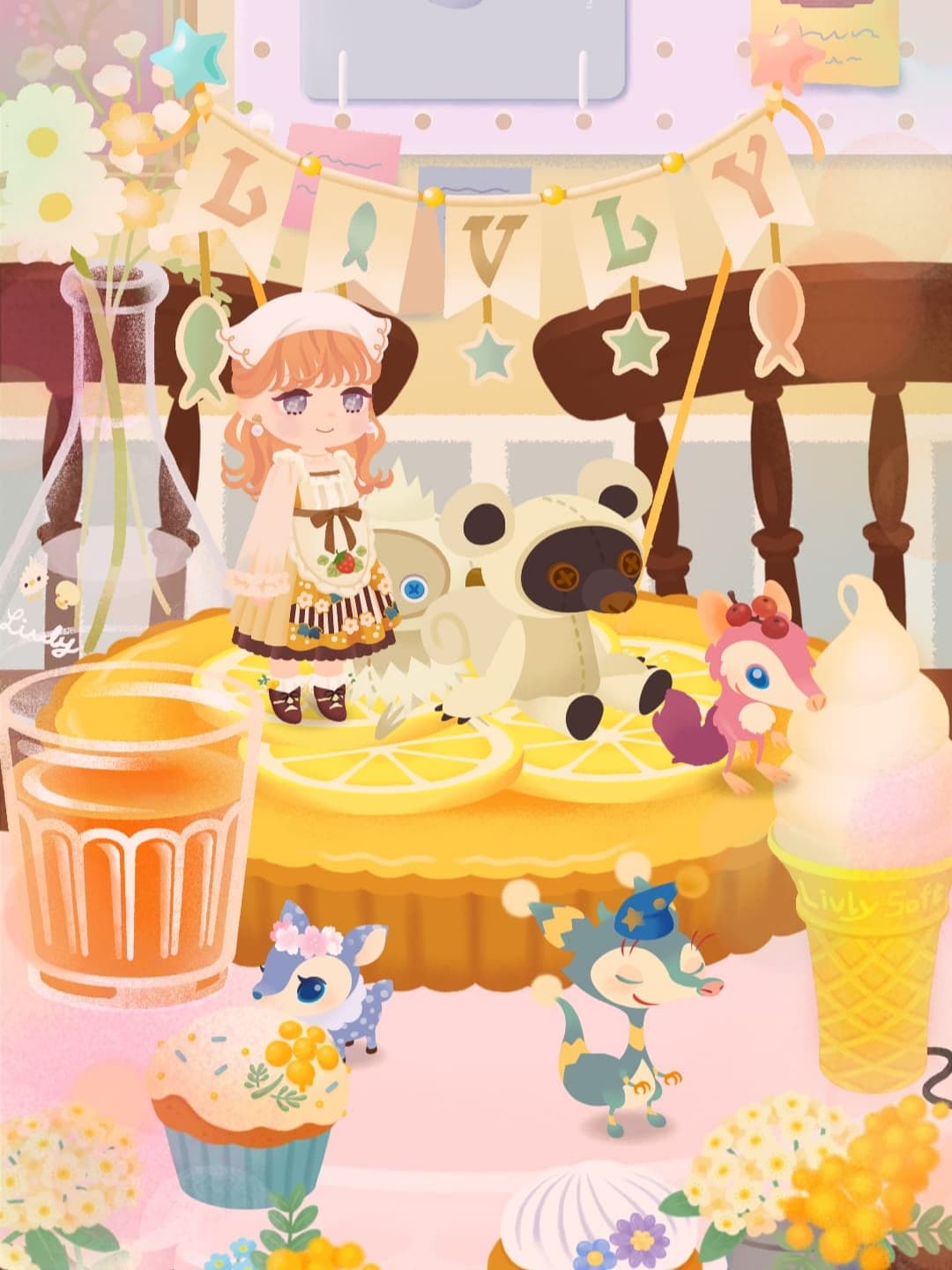 レモンパイとガーランド