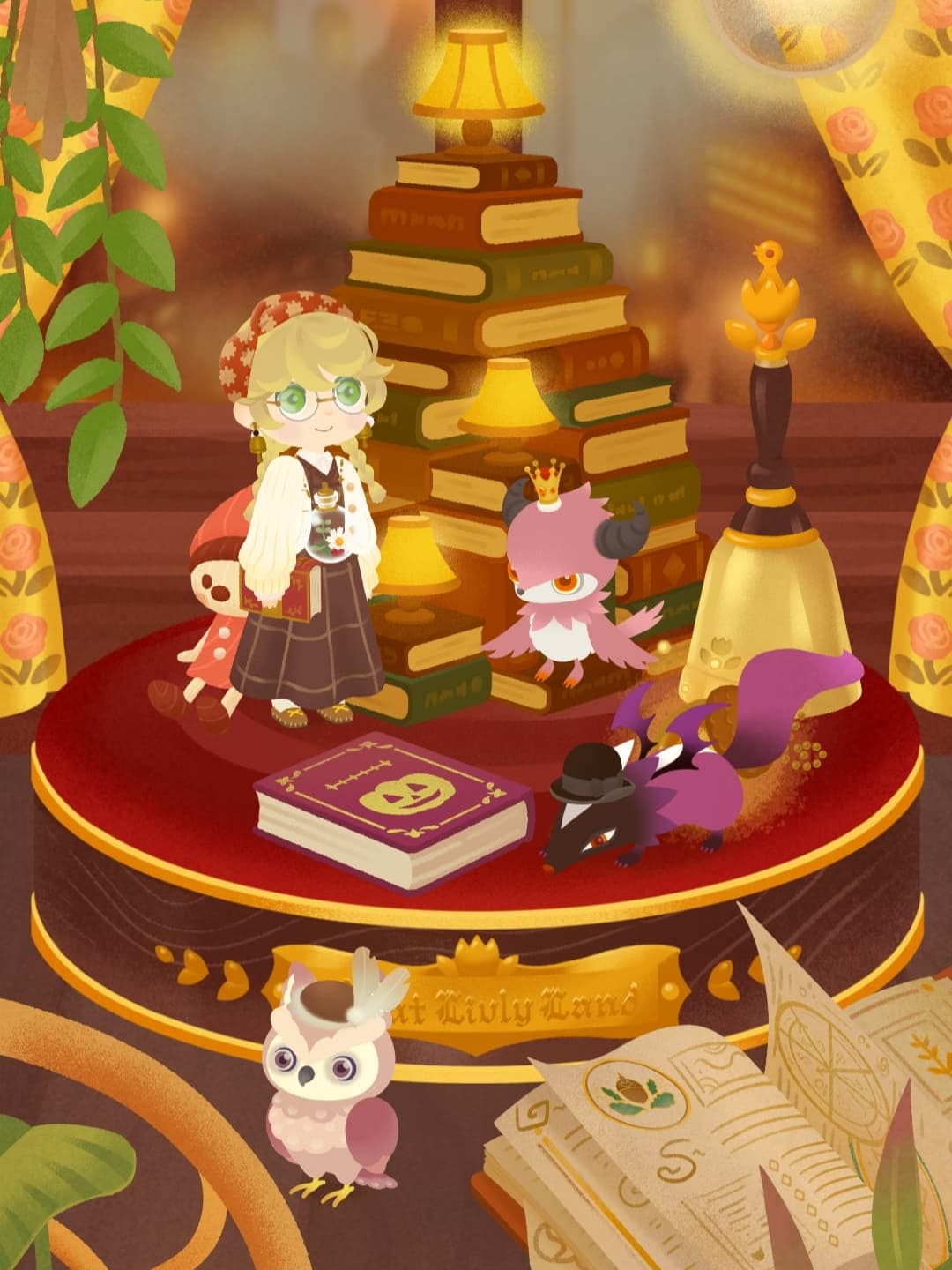 緑多めの図書室？