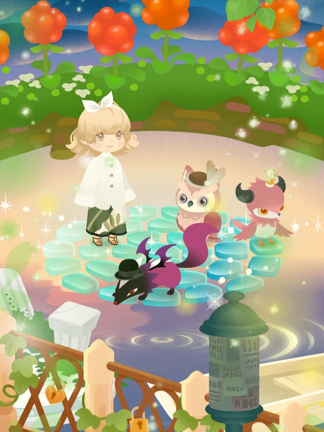 運河を跨ぐツリー