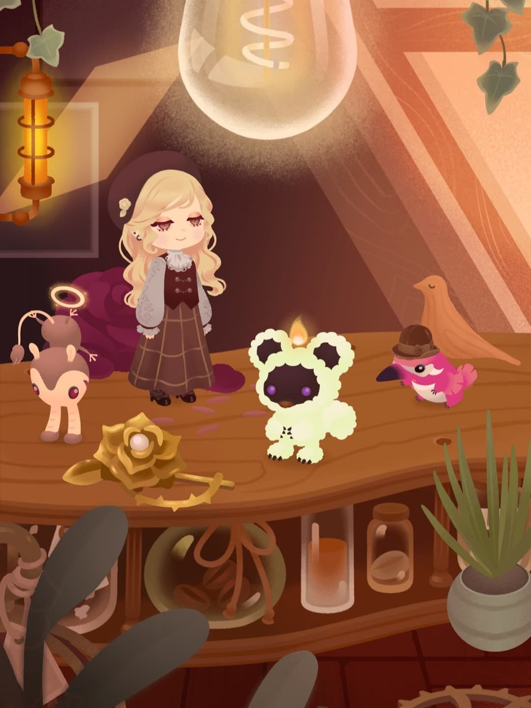 おしゃれな屋根裏部屋