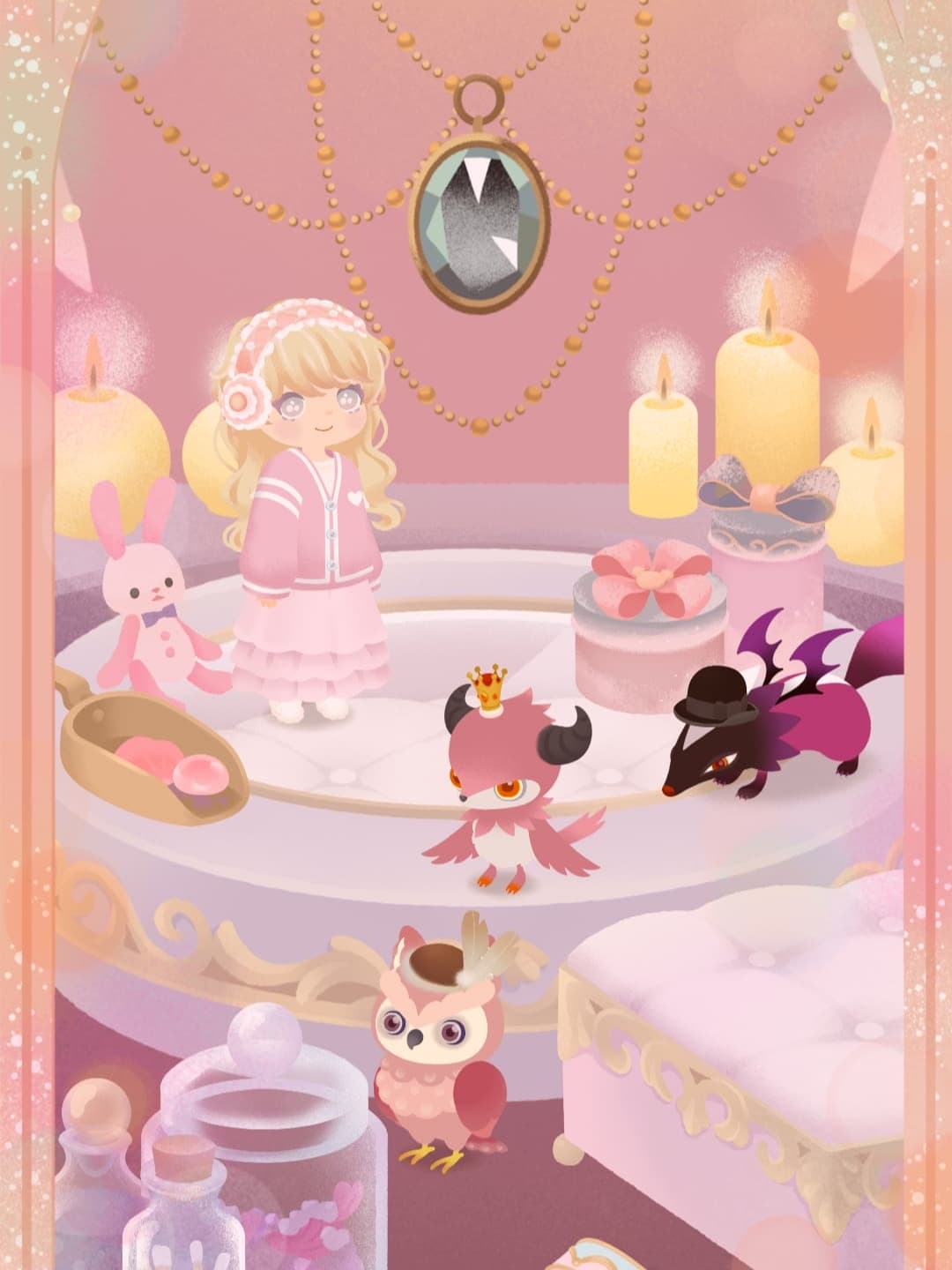 女の子らしい部屋