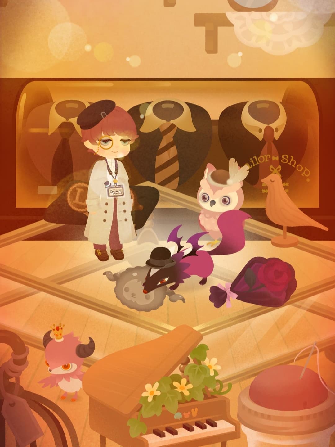 音楽を聴ける紳士服店