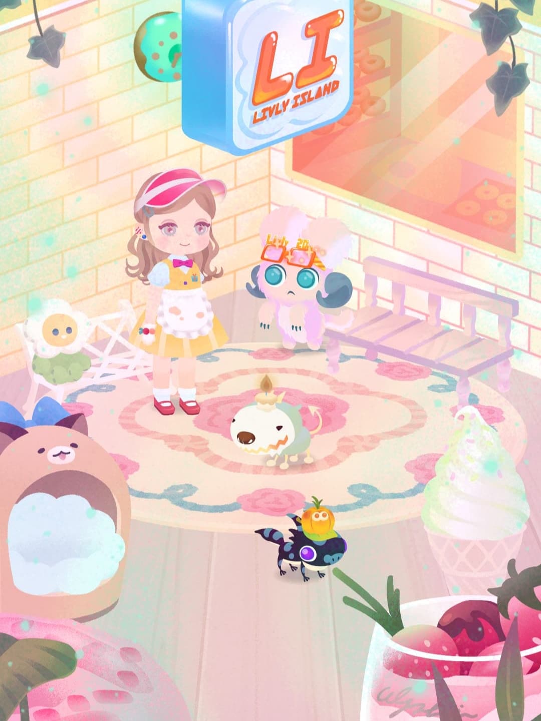 カフェ風休憩室