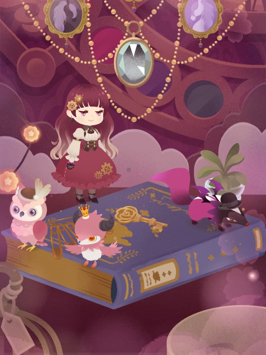 時計とペンダント