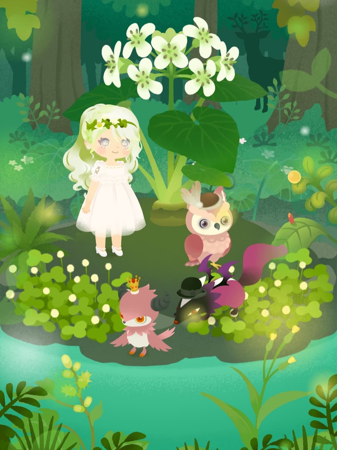 森の中のワサビ