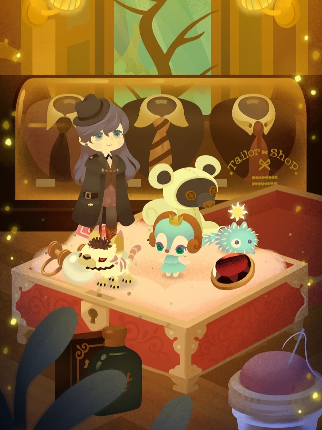 宝石箱のあるお店