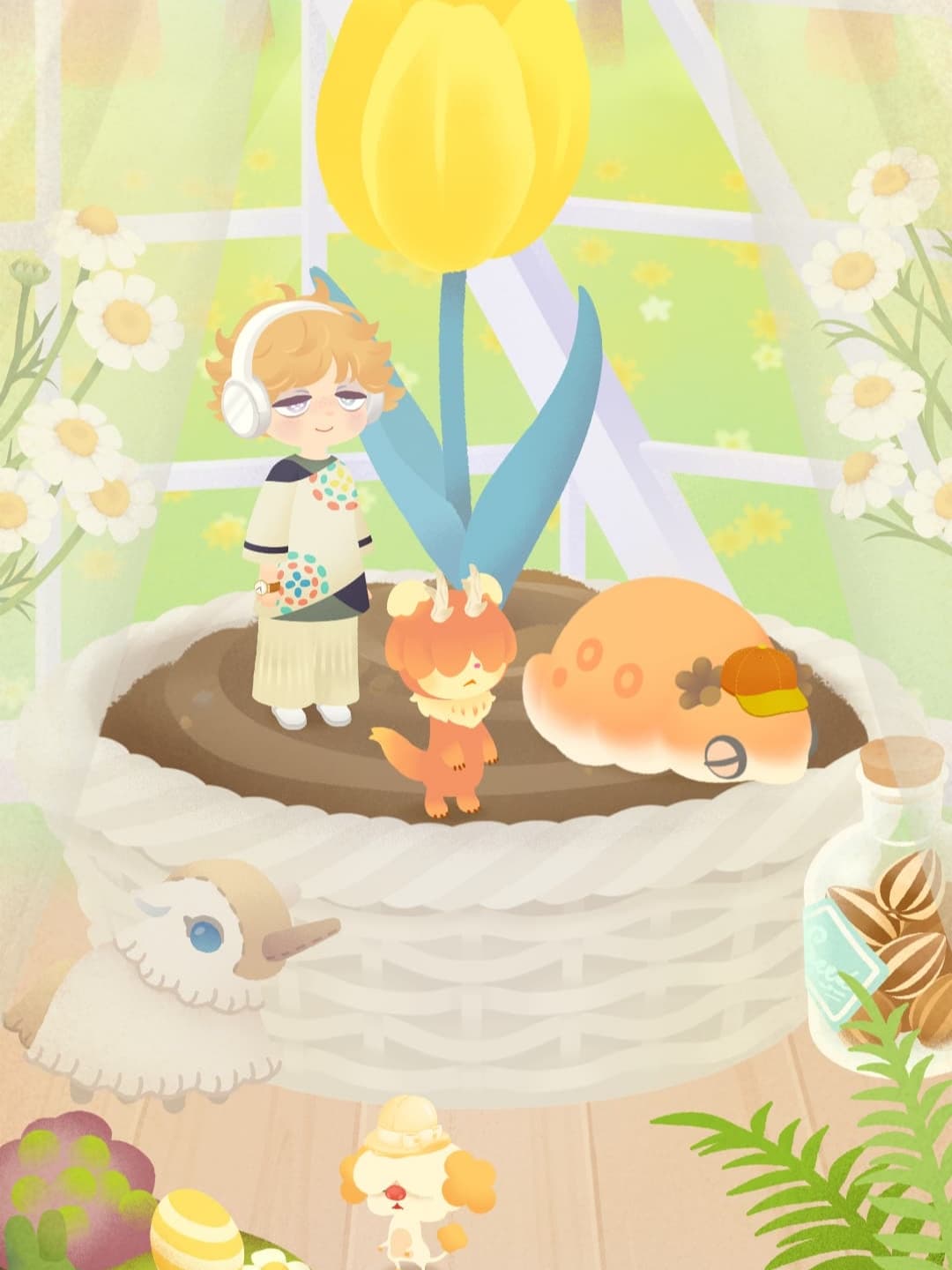 春のサンルーム